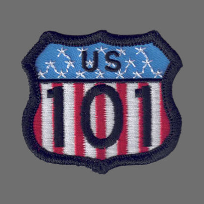 US 101 Patch USA Flag - 8198
