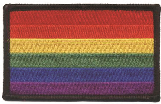 rainbow gay pride flag embroidered patch