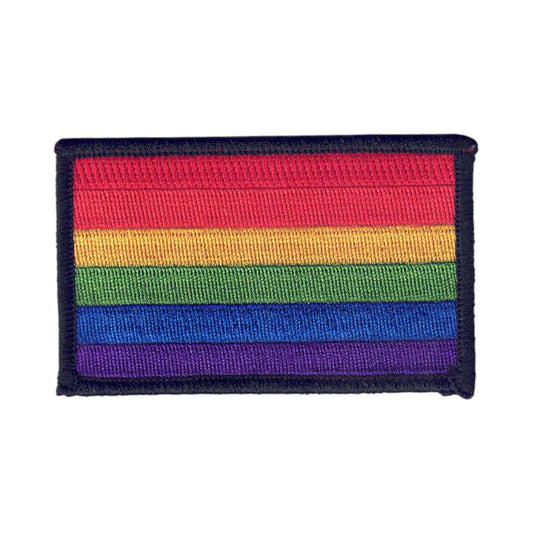Rainbow Flag Black Border Patch - 8213-01