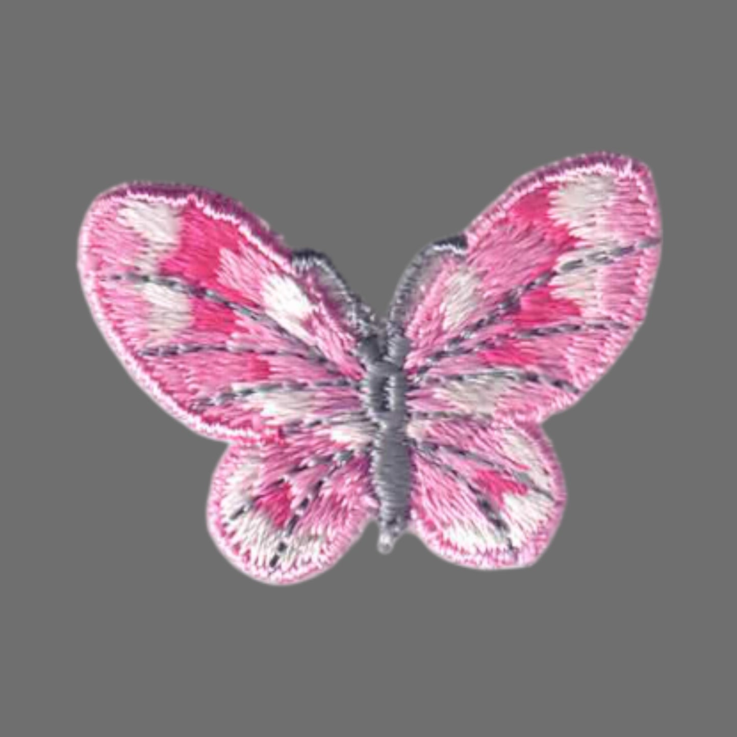 Pink Butterfly Applique Patch - 8252-56
