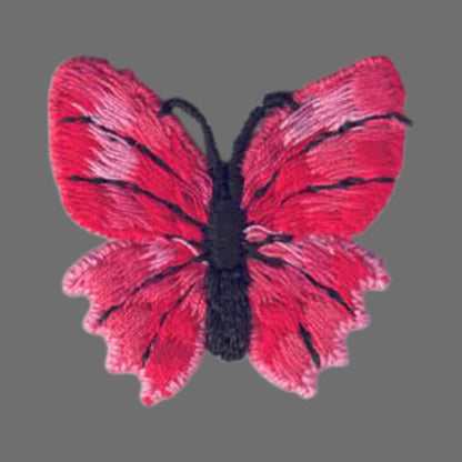 Red Butterfly Applique Patch - 8253-36