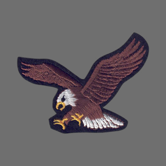 Eagle Left on Black Patch 3 Inch Wide - 8601-01/L