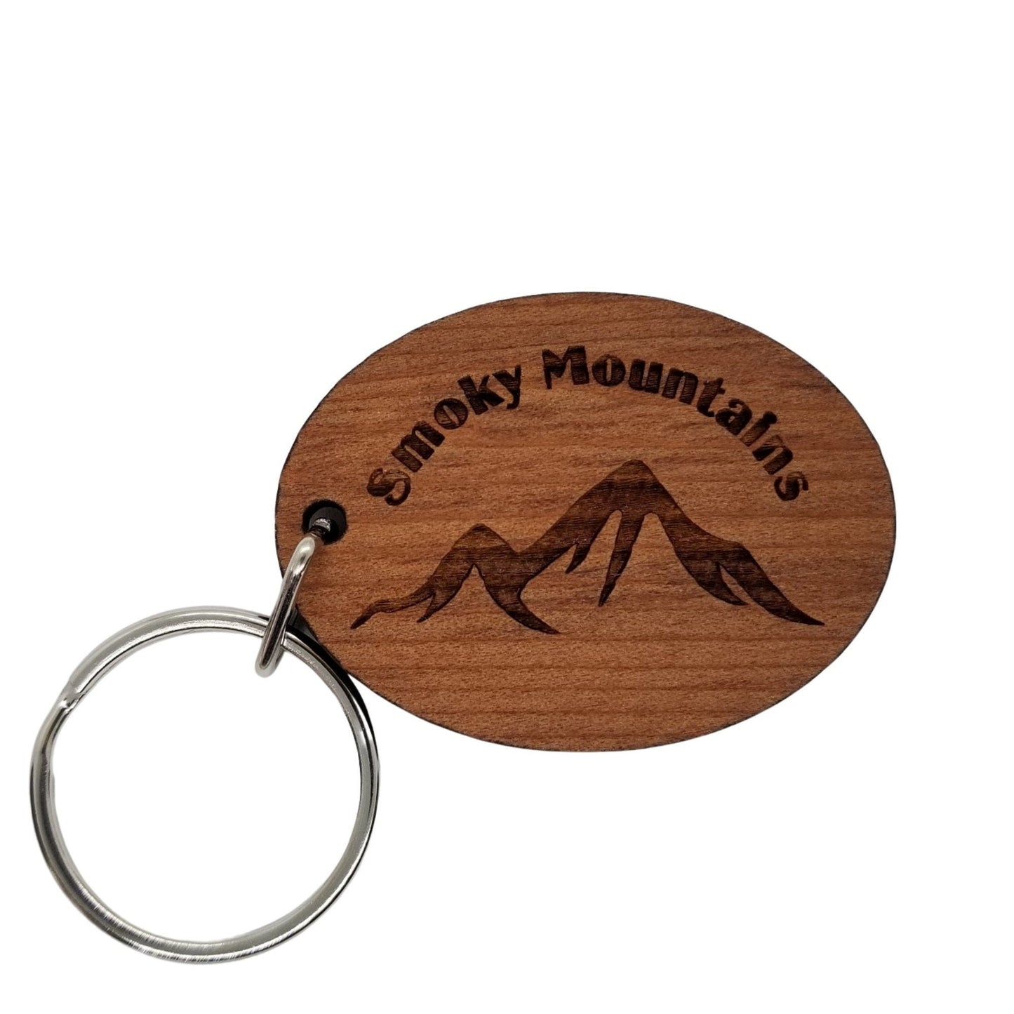 Wholesale Smoky Mountains Keychain Wood Keyring Tennessee Souvenir