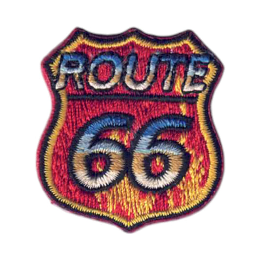 ROUTE 66 Fire Flames MINI Patch- 9596/1