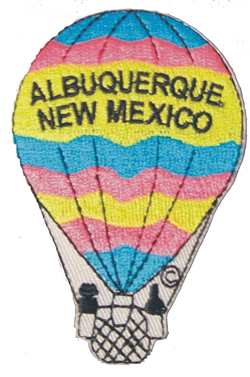 ALBUQUERQUE-15 - ALBUQUERQUE hot air balloon souvenir embroidered patch