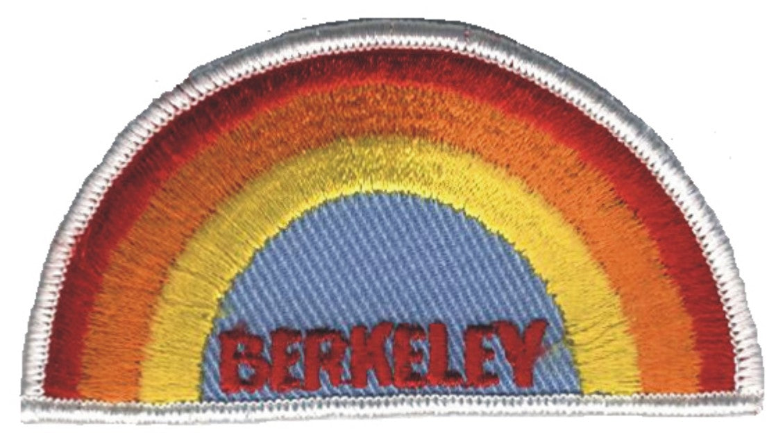 BERKELEY rainbow embroidered souvenir patch