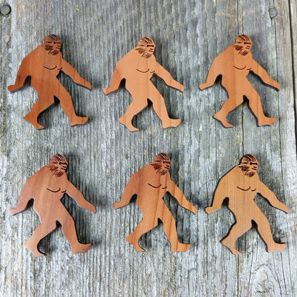 Wholesale Bigfoot Magnet Sasquatch Souvenir Wood Magnet Custom Namedrop #M4000W