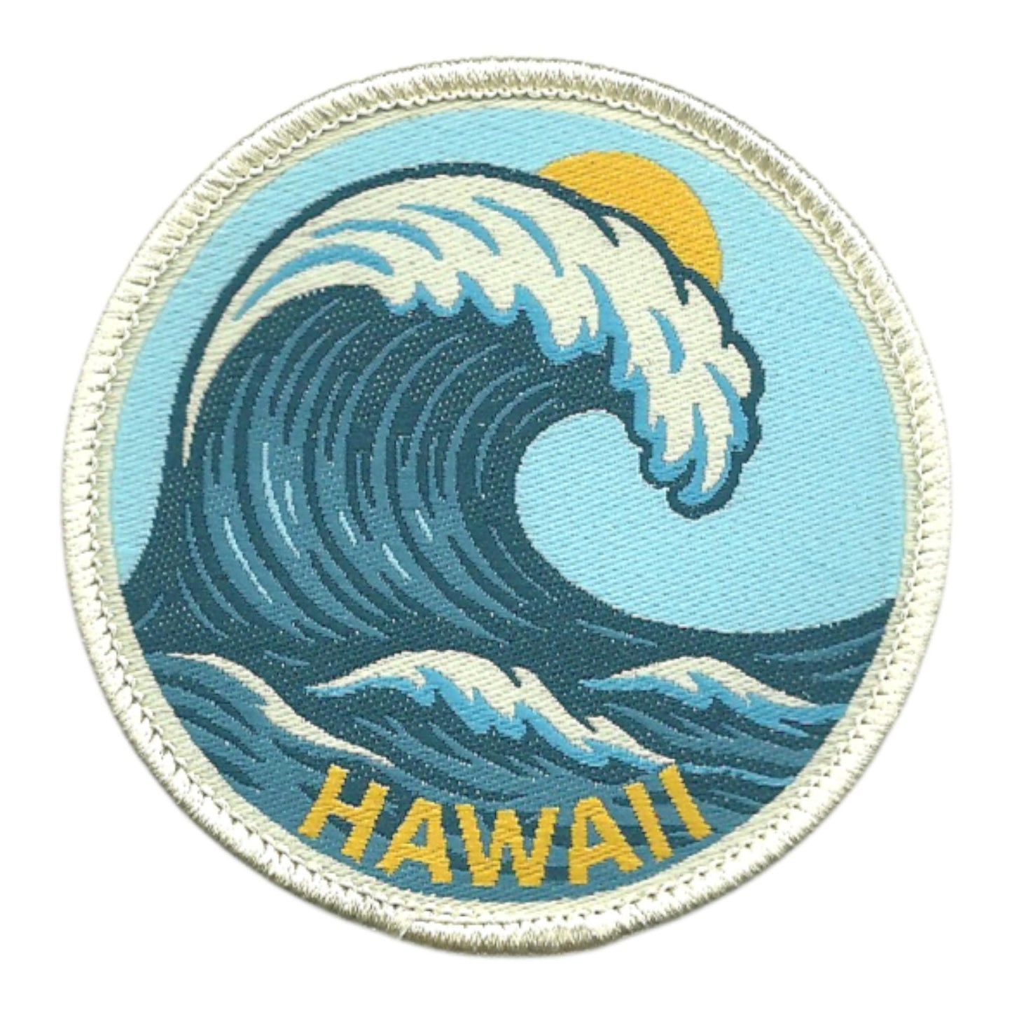 Hawaii Patch – HI Souvenir Big Wave Travel Souvenir 2.5" - 10627