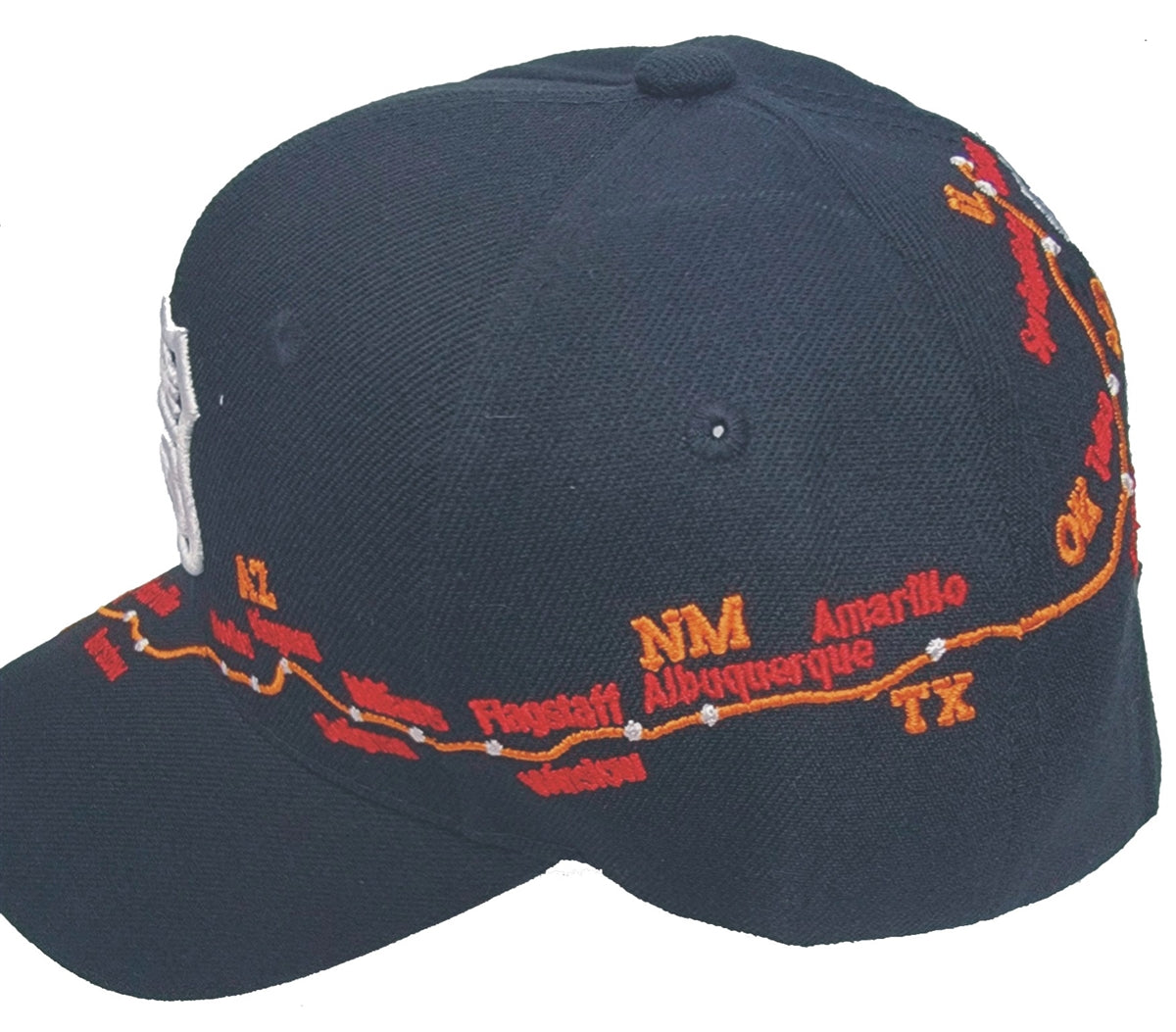 ROUTE 66 city map cap - H1016BK