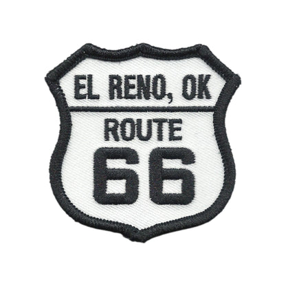 El Reno, OK US 66 Route 66 Oklahoma Souvenir Embroidered Iron On Patch - 10617