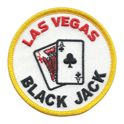 LAS VEGAS BLACKJACK Souvenir Embroidered Patch Iron On - LV-17