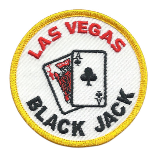LAS VEGAS BLACKJACK Souvenir Embroidered Patch Iron On - LV-17
