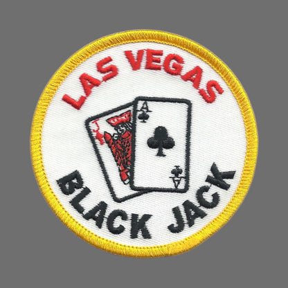 LAS VEGAS BLACKJACK Souvenir Embroidered Patch Iron On - LV-17