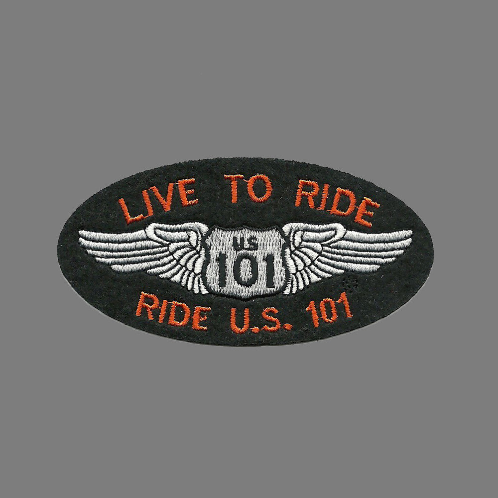 LIVE TO RIDE US 101 Black Orange 8102-32