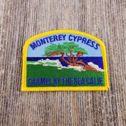 MONTEREY CYPRESS Souvenir Embroidered Iron On Patch - CARMEL-14