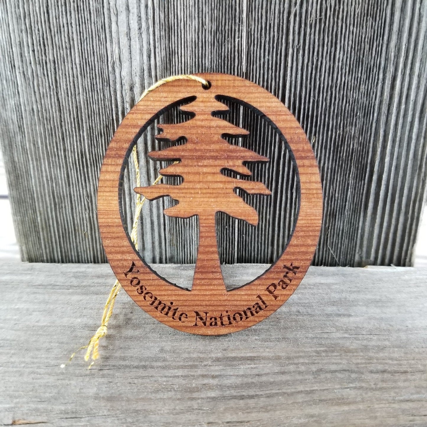 Wholesale Yosemite Tree Ornament Wood Souvenir - Made in USA