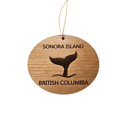 Sonora Island British Columbia Ornament - Whale Tail Whale Watching - 15802