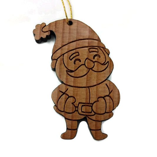 Wholesale Santa Claus Wood Ornament Christmas