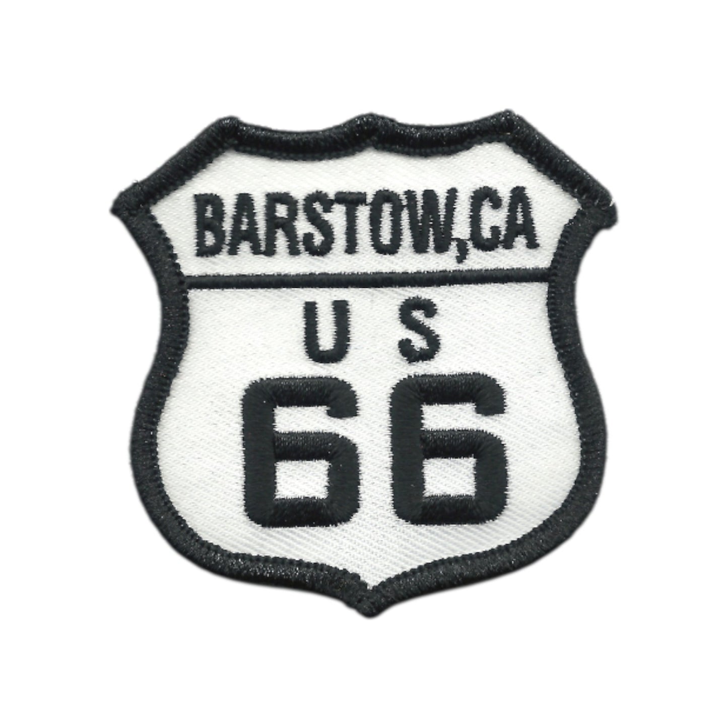 Barstow US 66 Route 66 Souvenir Embroidered Iron On Patch - 66Barstow