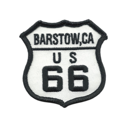 Barstow US 66 Route 66 Souvenir Embroidered Iron On Patch - 66Barstow
