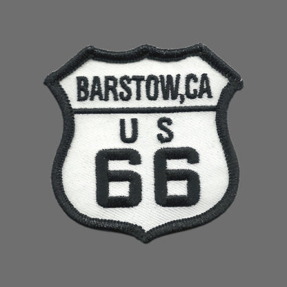 Barstow US 66 Route 66 Souvenir Embroidered Iron On Patch - 66Barstow