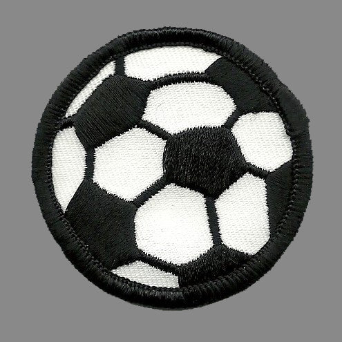 Soccer Ball Craft Patch 2 Inch - 7952
