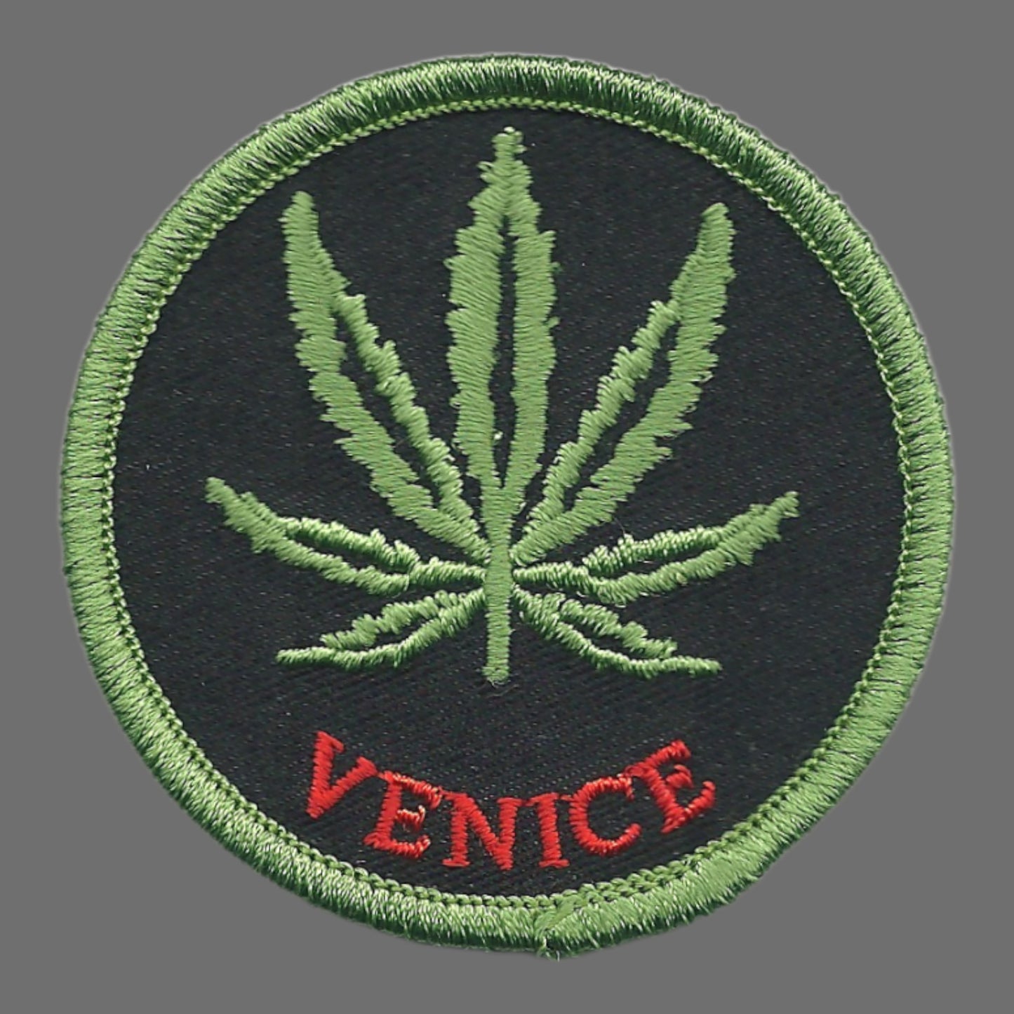 Venice 420 Leaf Embroidered Souvenir Patch Iron On - VENICE-420