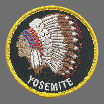 YOSEMITE Native American Indian Souvenir Patch Iron On - YOSEMITE-61