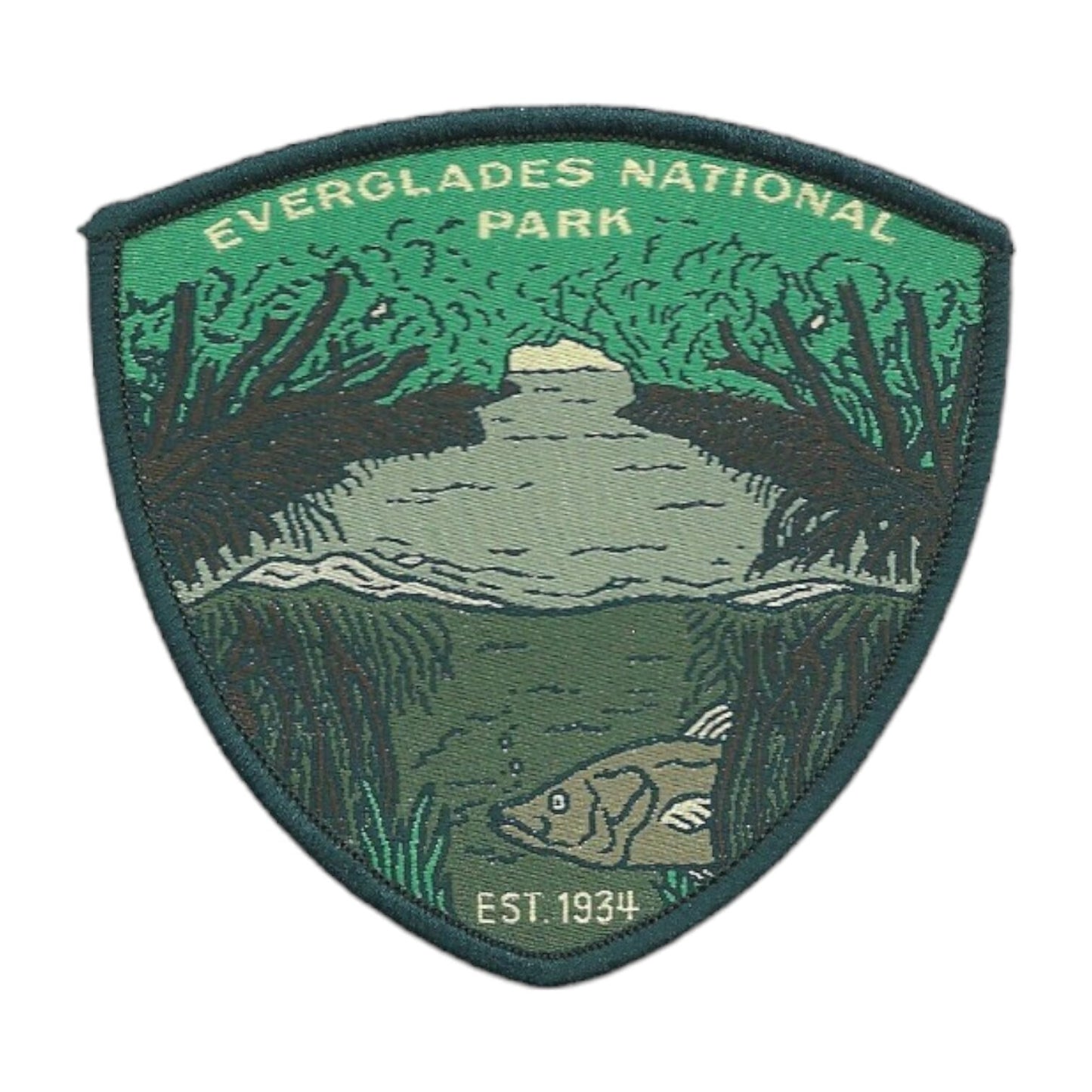 Florida Patch – Everglades National Park - Travel Patch – Souvenir Patch 2.8" Iron On Sew On Embellishment Applique