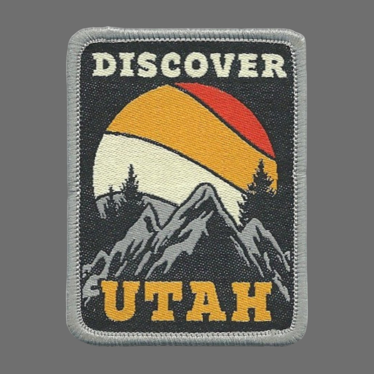 Utah Patch – Discover Utah - Iron On Travel Patch – Souvenir Patch – Embellishment Applique –  1.8"