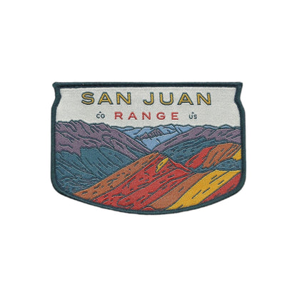 Colorado Patch – CO San Juan Range - Travel Patch – Souvenir Patch 3.75" Iron On Sew On Embellishment Applique