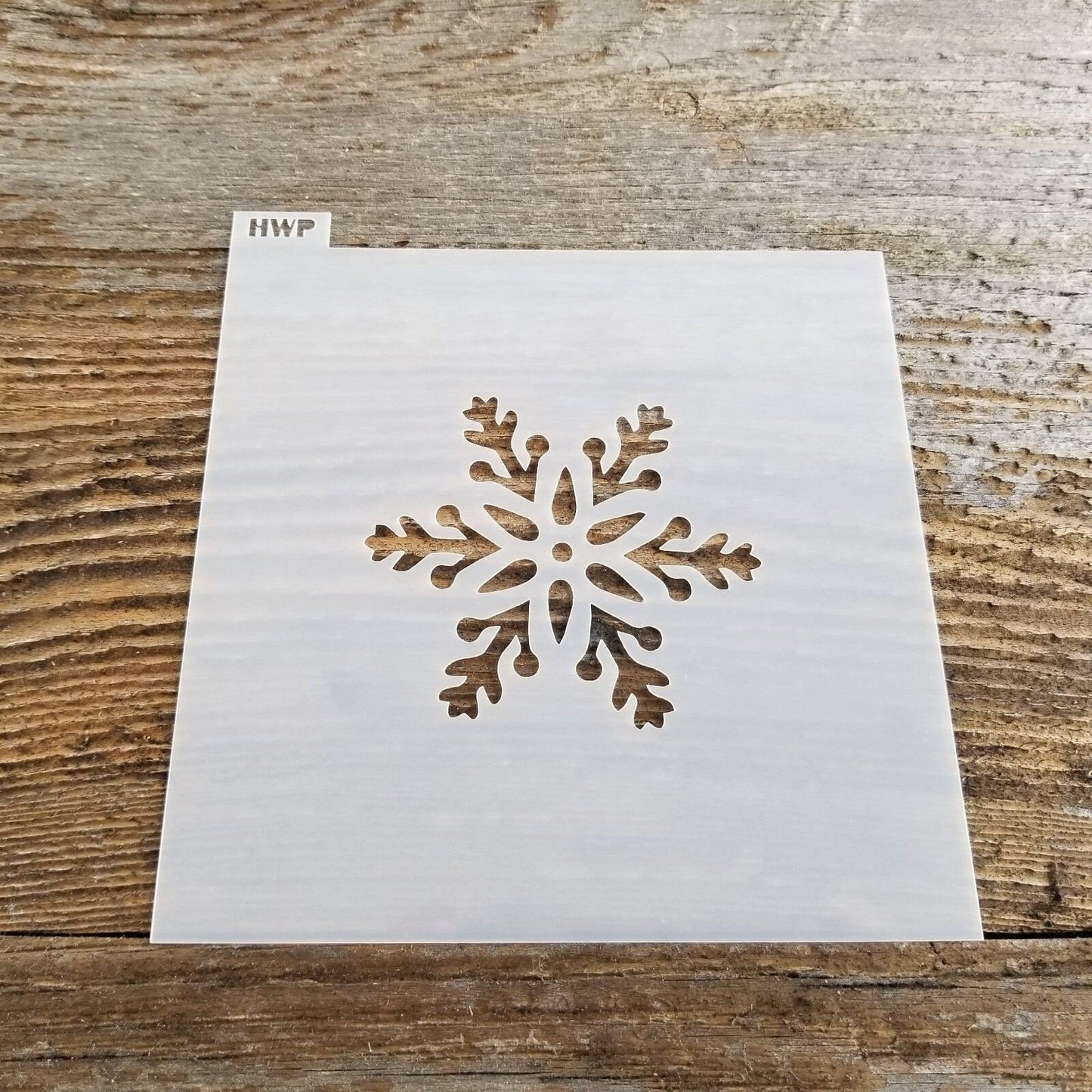 Snowflake Stencil Reusable Food Safe Cookie Decorating Craft Painting Christmas Winter Windows Signs Mylar Multiple Sizes