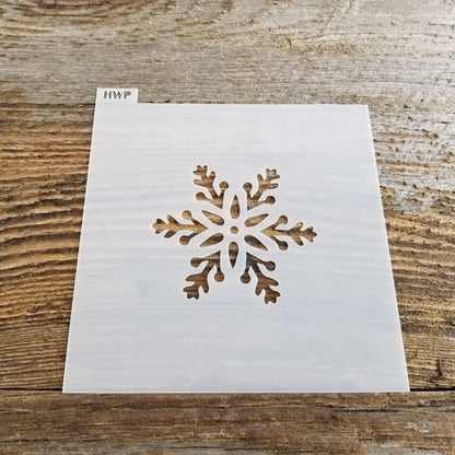 Snowflake Stencil Reusable Food Safe Cookie Decorating Craft Painting Christmas Winter Windows Signs Mylar Multiple Sizes