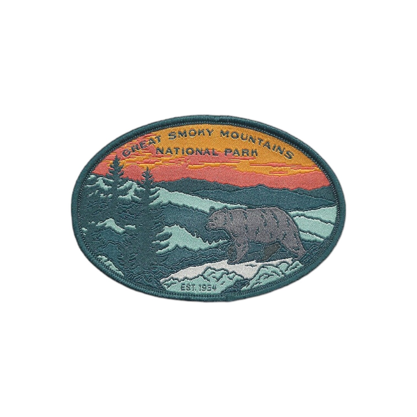 Tennessee Patch – Great Smoky Mountains National Park - Travel Patch – Souvenir Patch 3.6" Iron On Sew On Embellishment Applique