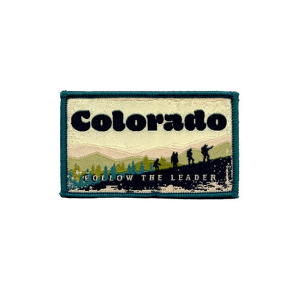 Colorado Patch – CO Travel Souvenir Patch 3" Iron On Sew On Embellishment Applique Follow The Leader