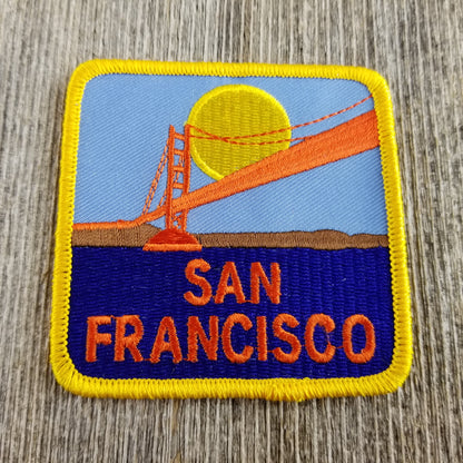 San Francisco Patch - Golden Gate Bridge - Daytime California Souvenir Badge Emblem Applique