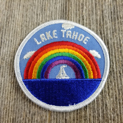 Nevada Patch - Iron On Lake Tahoe - California Souvenir - Rainbow Badge Emblem