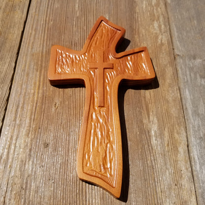 Cross Within a Cross - 8" Cross Decor - Wood Cross