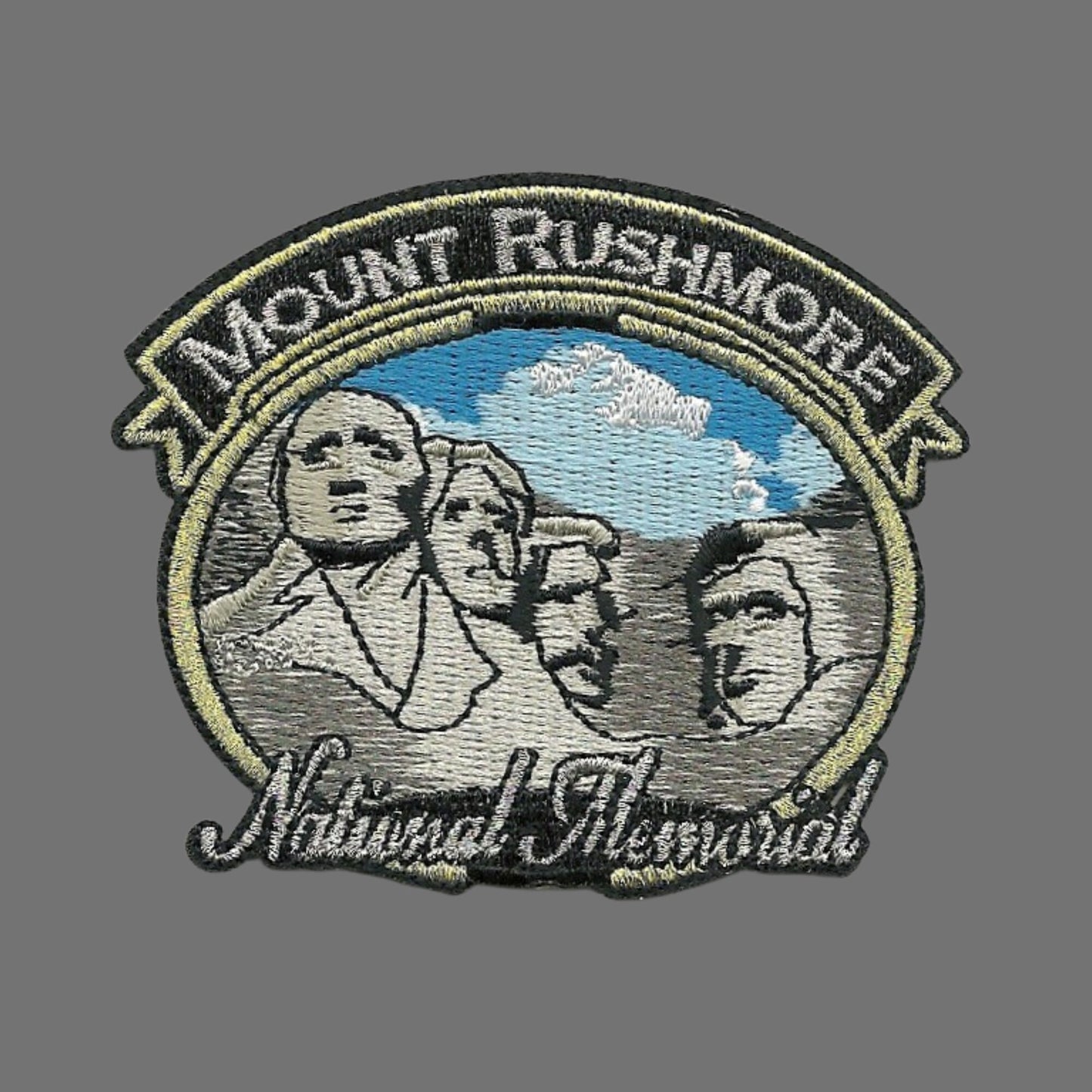 South Dakota Patch – Mount Rushmore National Memorial Travel Patch Souvenir Applique 3" Iron On SD