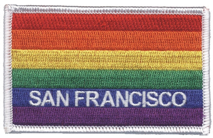 San Francisco Patch - Rainbow California Souvenir Badge Emblem Applique