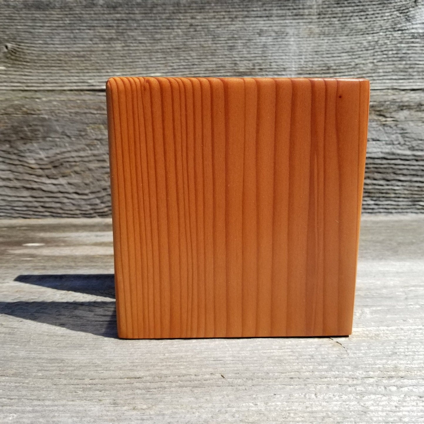 Wood Napkin Holder Desk Organizer Mail Holder Handmade California Redwood Wedding Gift Housewarming Gift Cabin Decor