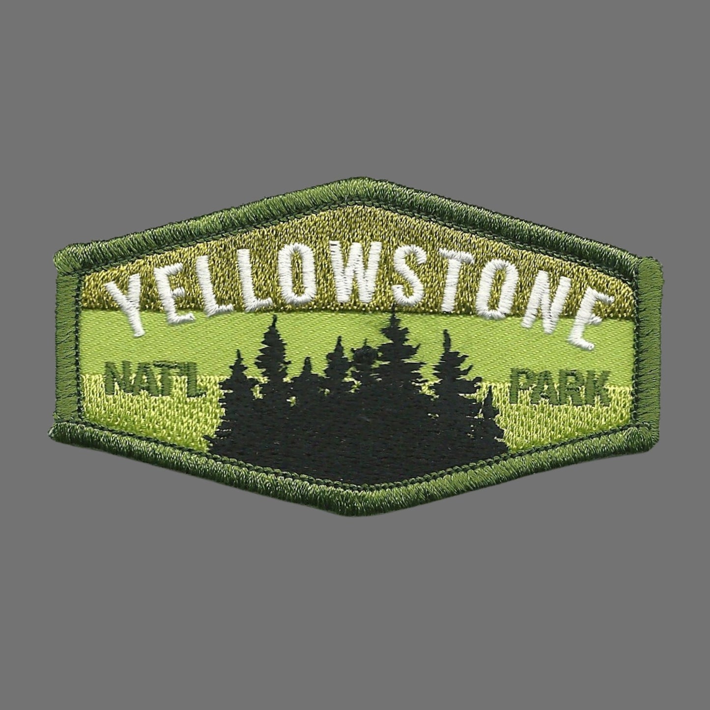 Yellowstone National Park Wyoming Patch – WY Travel Patch – Souvenir Patch 3.25" Iron On Montana Idaho Sew On Embellishment Applique