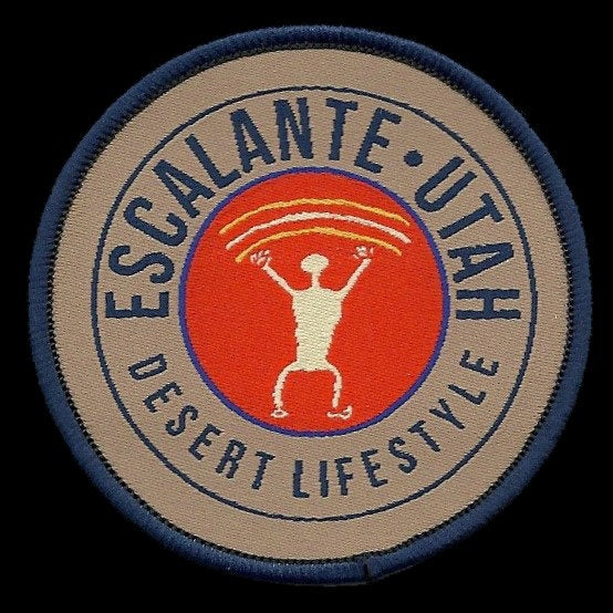 Utah Patch – UT Escalante Desert Lifestyle - Travel Patch – Souvenir Patch – Embellishment Applique –  2.5" Iron On