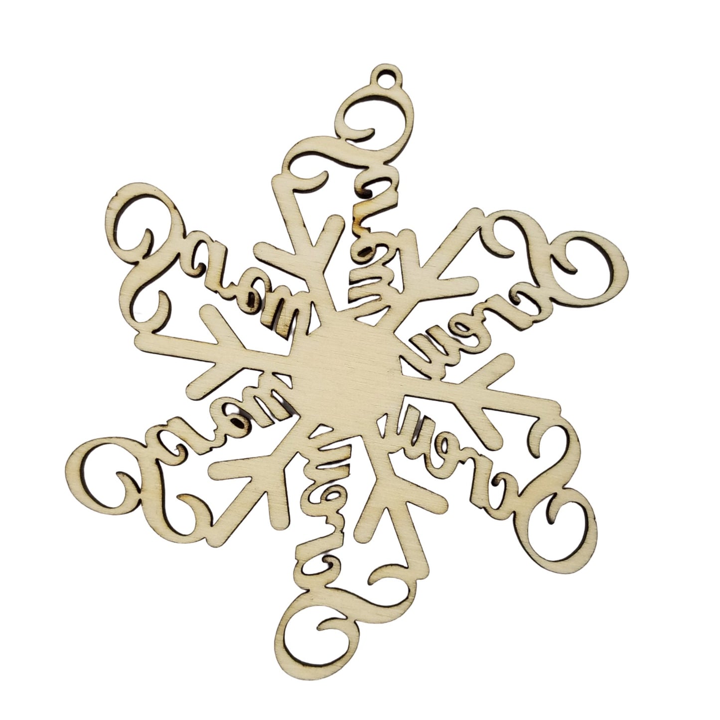 Screw 2021 Ornament - Snowflake Covid Ornament - Handmade Wood Ornament Swearflake Christmas Ornament Pandemic F*ckFlake F-Flake Snowflake