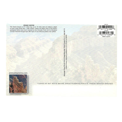 Grand Canyon Postcard 4x6 Peaks AZ Arizona - Great for Crafting - Decoupage - Scrapbooking Supply