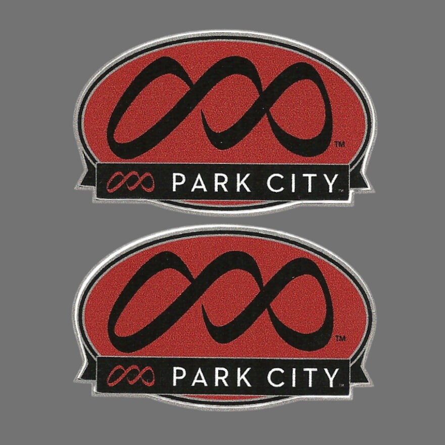 Park City Utah Decals x2 Mountain Resort Logo - Travel Sticker – UT Souvenir Decal – Travel Gift 2.25"" Made in USA Decal Water Bottle Ski