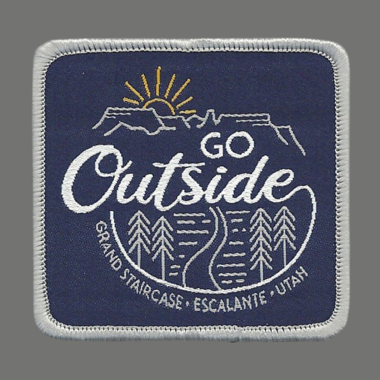 Utah Patch – UT Escalante Grand Staircase - Go Outside Travel Patch – Souvenir Patch – Embellishment Applique –  2.5" Iron On