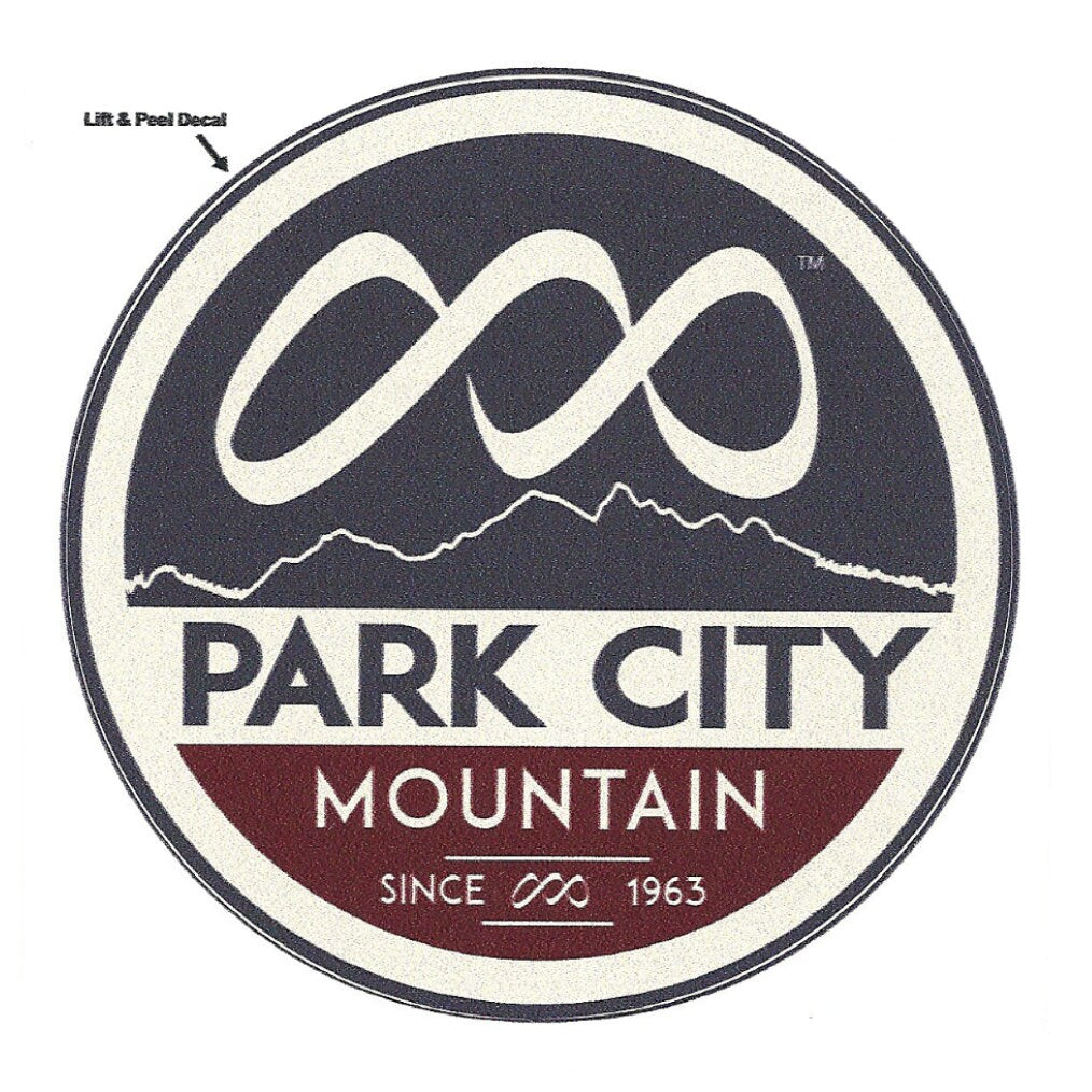 Park City Utah Decal – Mountain Resort Logo - Travel Sticker – UT Souvenir Decal – Travel Gift 3.5" Car Decal Water Bottle Ski Snowboard