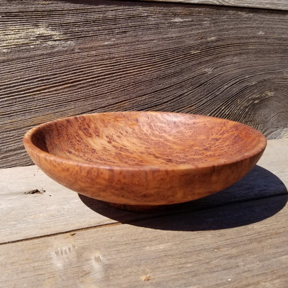 Redwood Burl Bowl Hand Turned 7.25 Inch Wood Salad Bowl #423 Gorgeous Grain - Wood Art - California Redwood