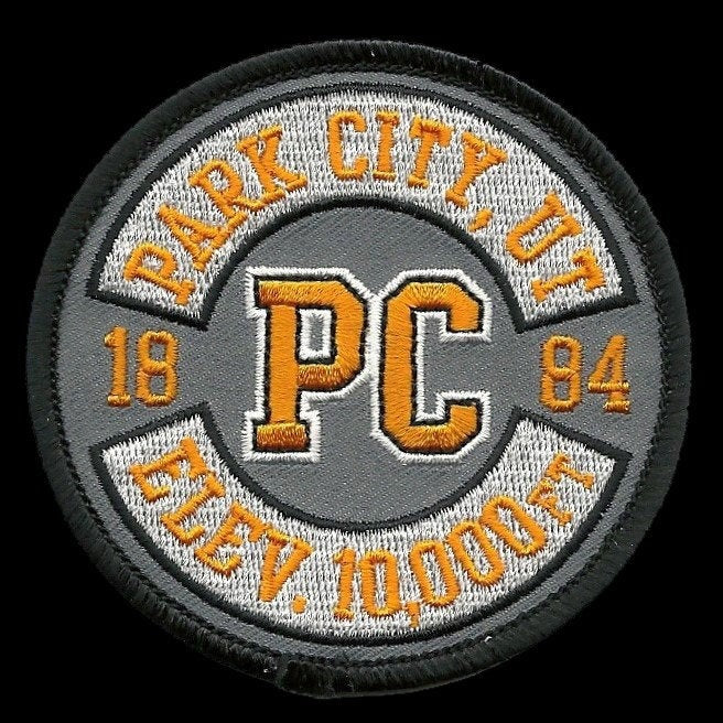 Utah Patch – Park City UT Utah Souvenir Elevation 10,000 FT – Travel Patch – Iron On – Applique 3" Ski Resort Skiing Patch Embellishment